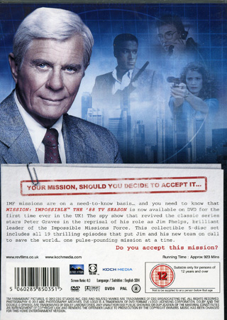 Mission: Impossible - The '88 Tv Season (5-disc) (ej svensk text ...